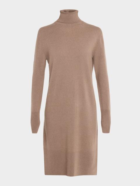 Turtleneck Cashmere Sweater Dress