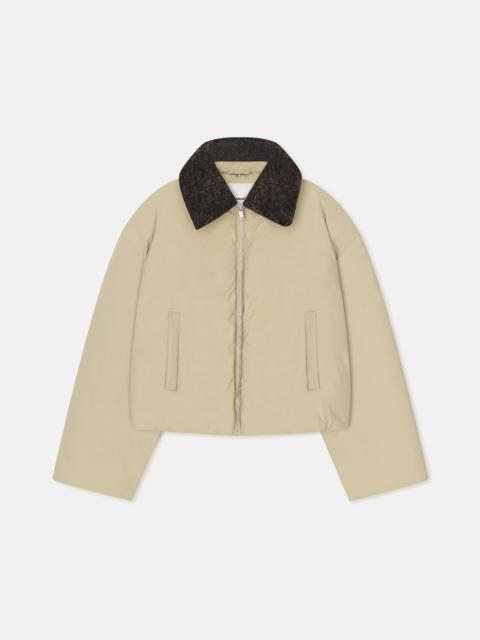 Faux Fur and Tech Nylon Jacket