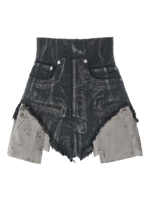 Dirt Cutoffs coated frayed shorts