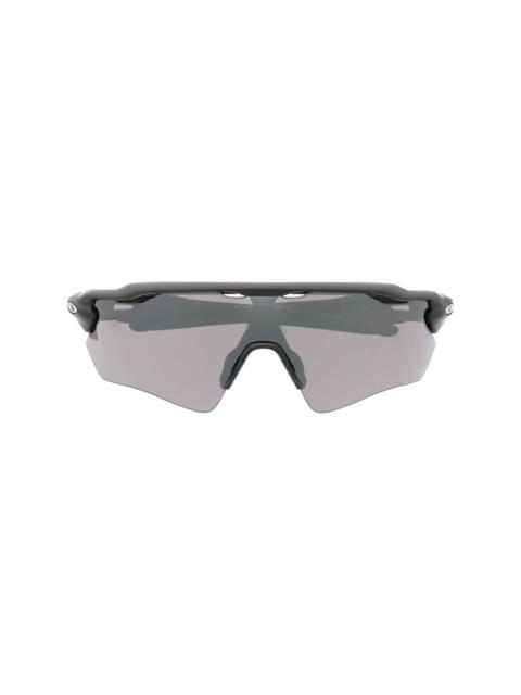 Radar oversize logo-detail sunglasses