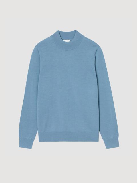 WOOL SWEATER WITH HIGH NECK