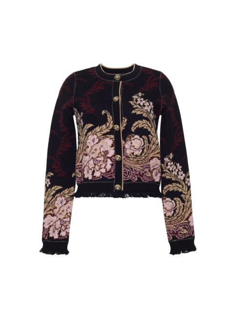 Livi Jacket
The Most Delightful Knit Cardigan Adorned With Lustrous Gold Buttons