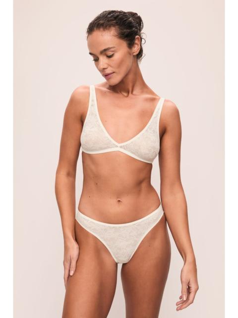 Soft Stretch Recycled Lace Thong