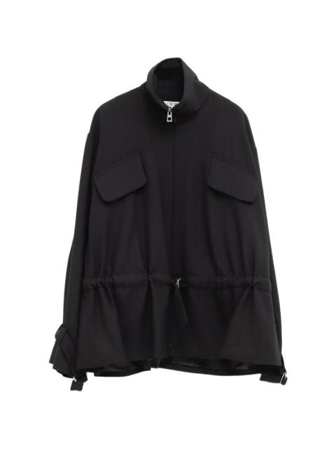 pocket drawstring jacket