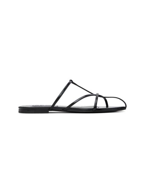 Black Pointed Toe Sandals