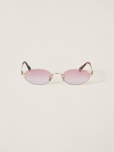 Miu Miu Logo sunglasses