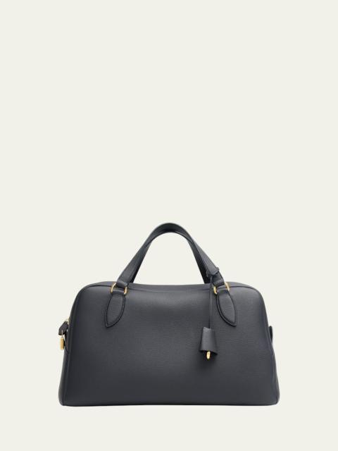 Needle Medium Fine Grain Leather Shoulder Bag