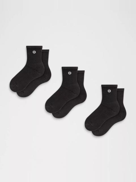 Unisex Daily Essential Quarter Socks *3 Pack