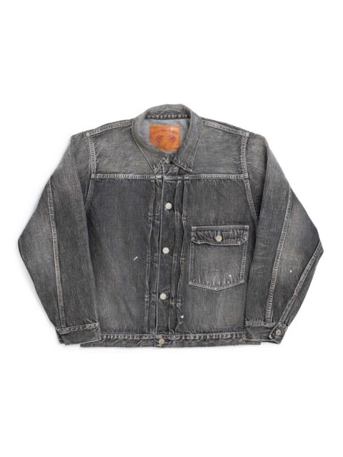 Full Count Type 1 Denim Jacket Dartford Black