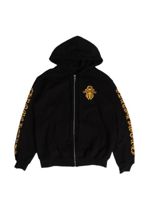 dagger-logo zip-up hoodie
