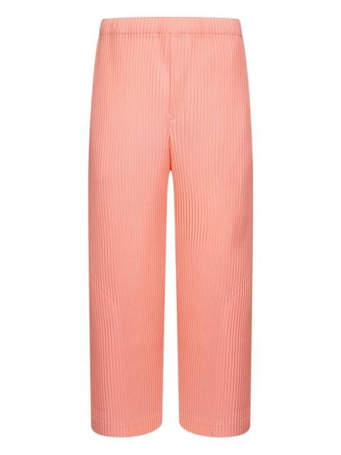 pleated wide-leg trousers