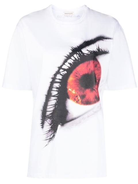 eye-print cotton T-shirt