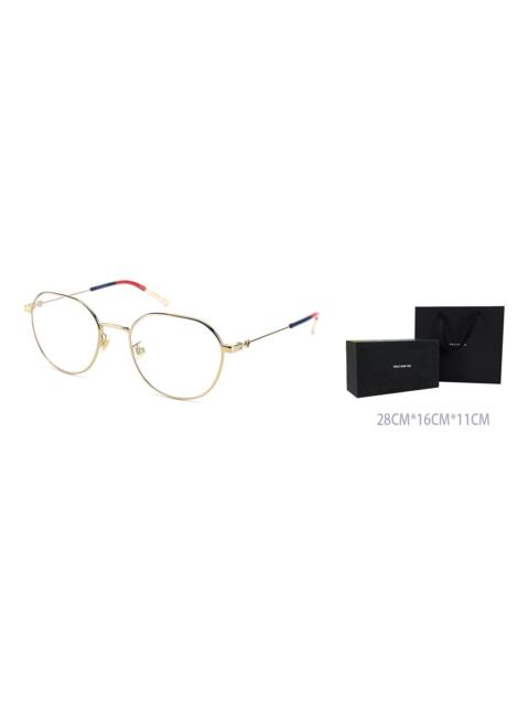 Gucci Vintage round frame alloy optical glasses holder Gold GG0684O-003