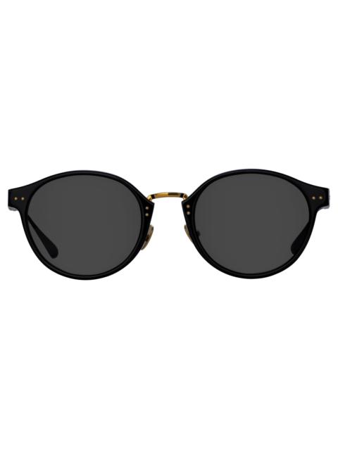 Marco Oval Sunglasses in Black
