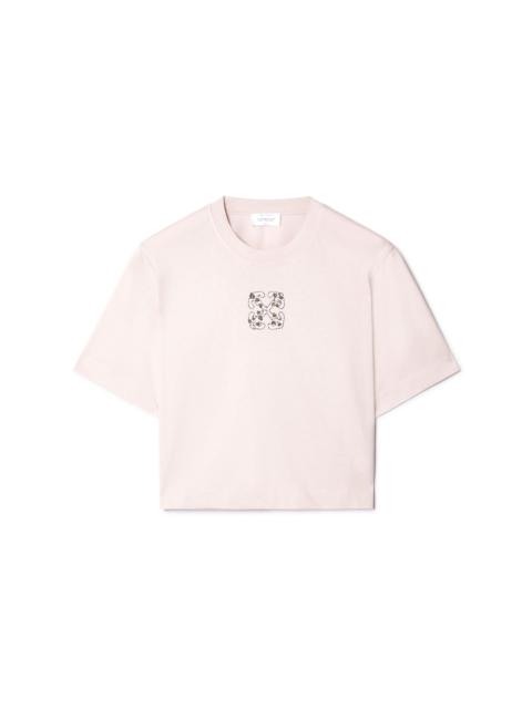 Bling Leaves S Arrow Crop Tee