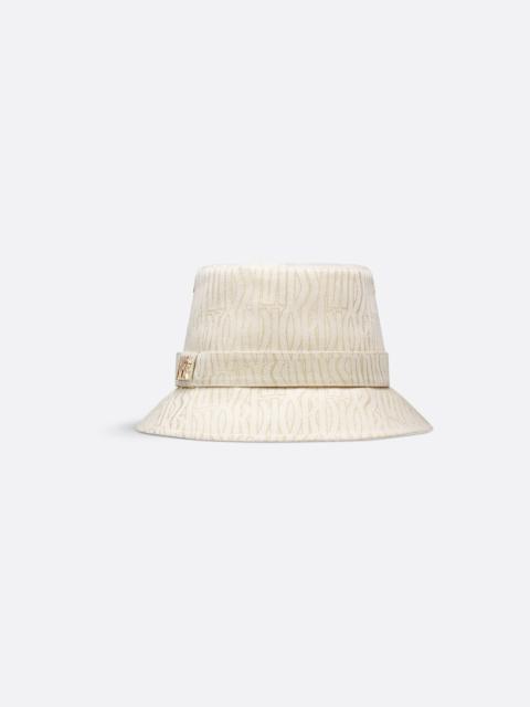 Dior Or Teddy-D Miss Dior Allover Small-Brim Bucket Hat