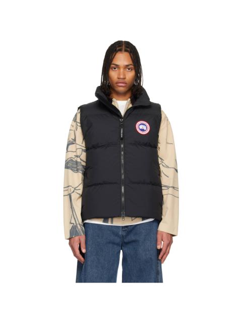 Black Lawrence Puffer Down Vest