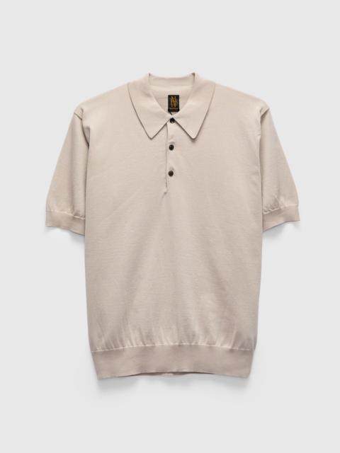 Caribbean Sea Island SS Polo in Greige