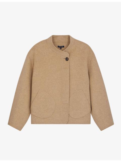 Windsor relaxed-fit wool-blend coat