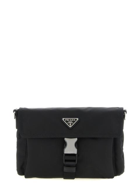 Prada Crossbody Bag with Metal Side-Release Buckle