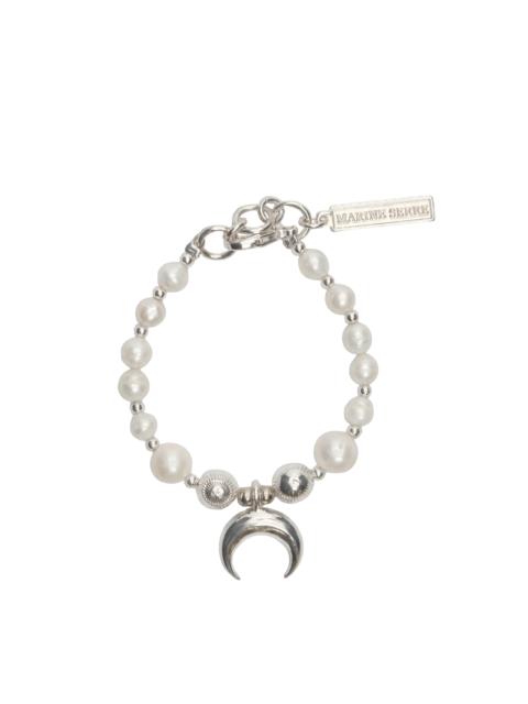 SILVER PLATED PEARL BRACELET