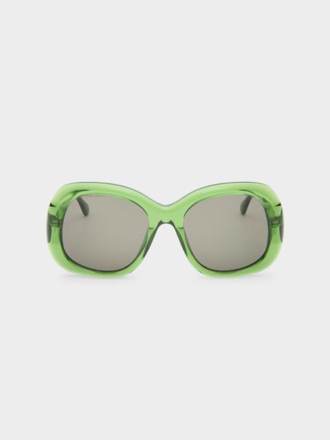 SM X DELARGE FARO SUNGLASSES IN GREEN
