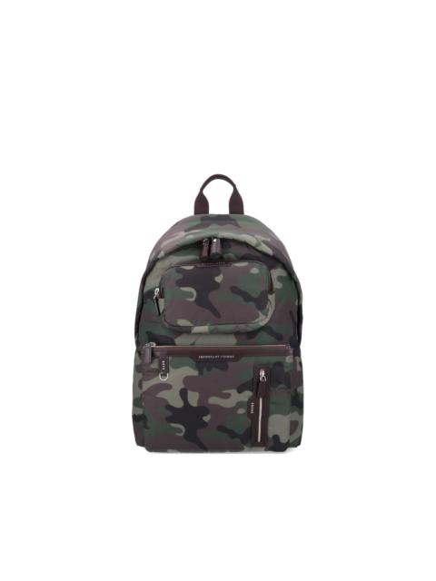 camouflage multi pocket backpack