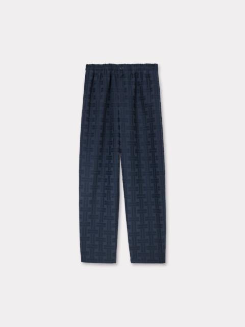 'KENZO Weave' jogpant in cotton jacquard