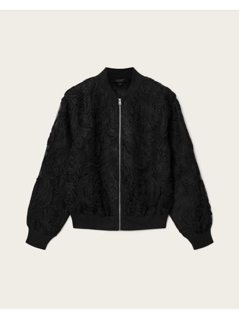 JADE EMBELLISHED BOMBER JACKET
