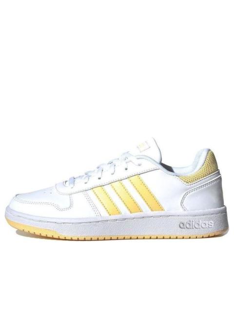 (WMNS) adidas neo Hoops 2.0 Yellow/White G55065