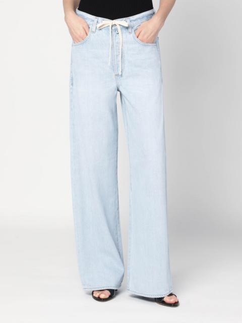 Brynn blue jeans with drawstring