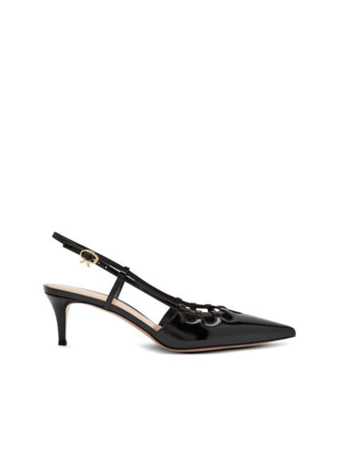 cut-out slingback pumps