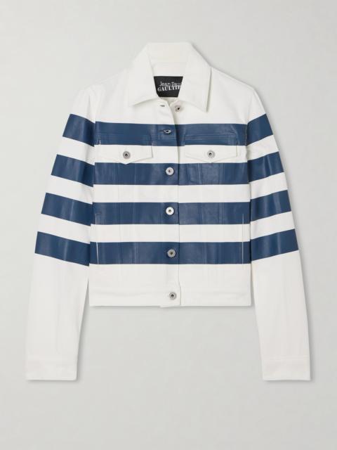 Striped Denim Jacket