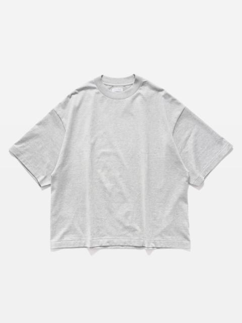 Suvin Supima Tube Half Sleeve Tee Heavy Feather Grey