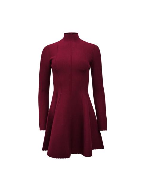 Long Sleeve Flared Corset Dress