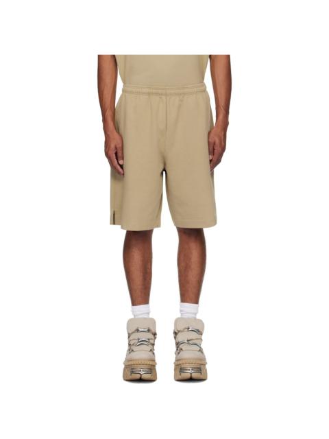 Khaki Oval Logo Shorts