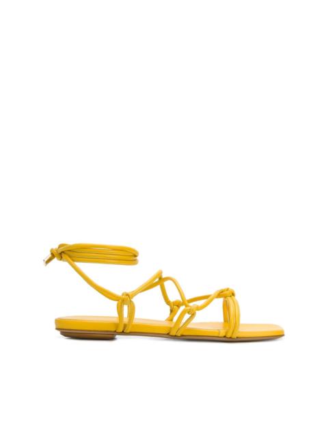Bella flat leather sandals