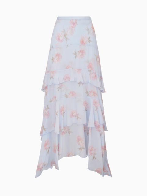 Soleia Floral Chiffon Maxi Skirt