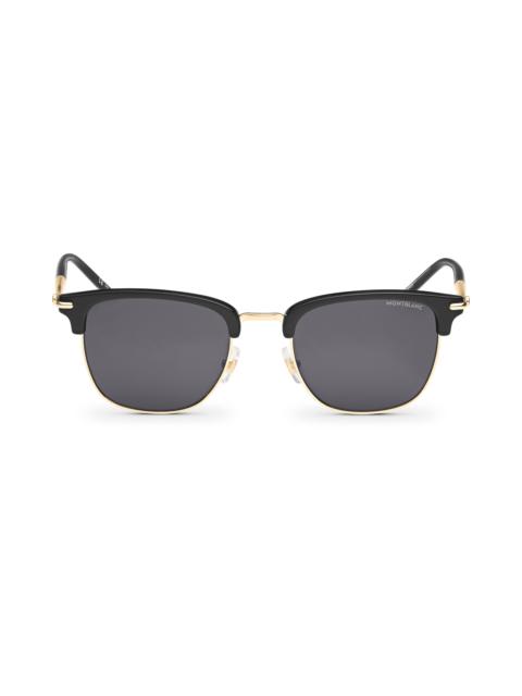 Rectangular Sunglasses with Black Colored Injected Frame (M)