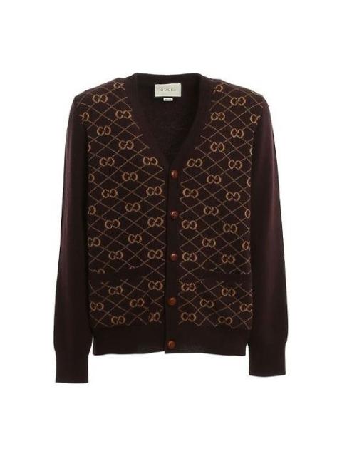 Men's Gucci SS21 GG Jacquard Alphabet Pattern Knitwear Colorblock 630396-XKBFB-2100