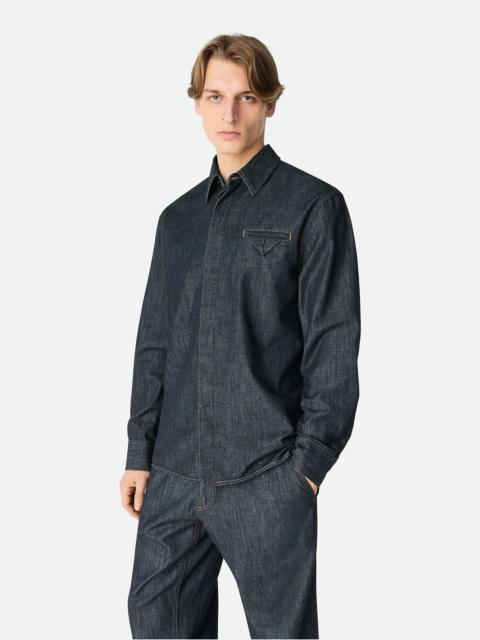 Rinsed Indigo Denim Shirt