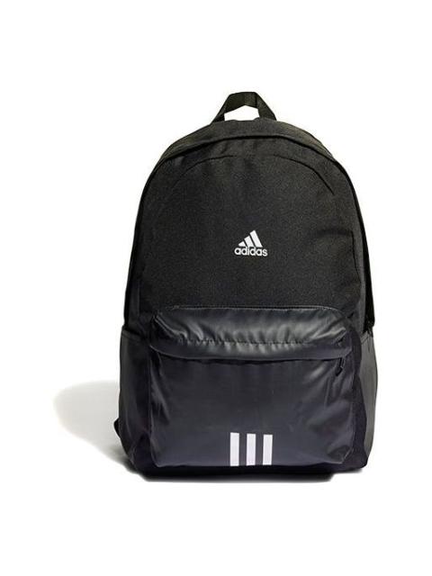 adidas Classic Sports Stripe Backpack Unisex Black HG0348