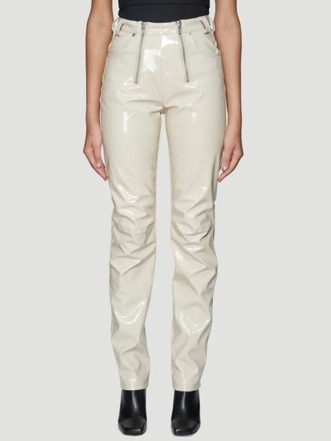 High Waist Vinyl Pants