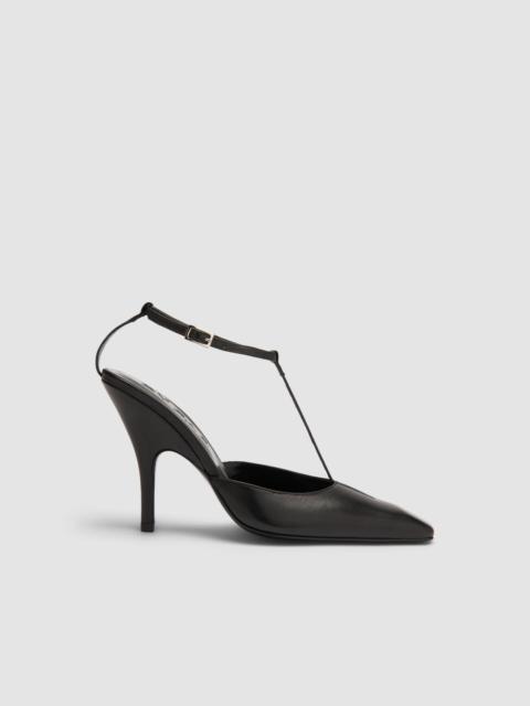 Tara Black Lamb Nappa Leather Pump