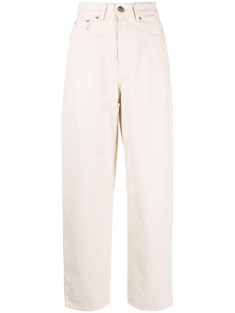 Derby high-rise straight jeans