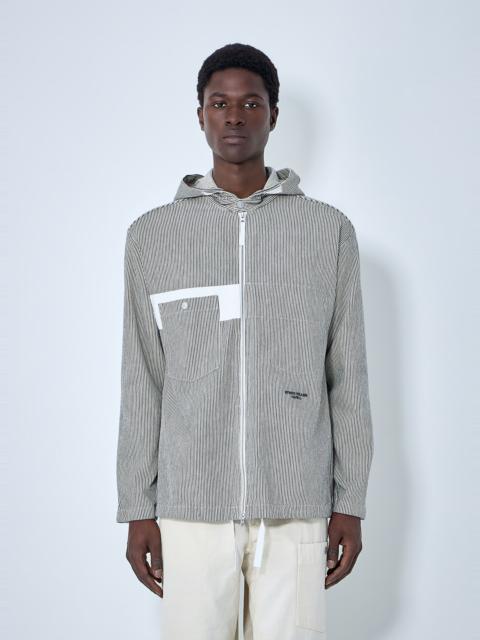 Striped Hooded Jacket