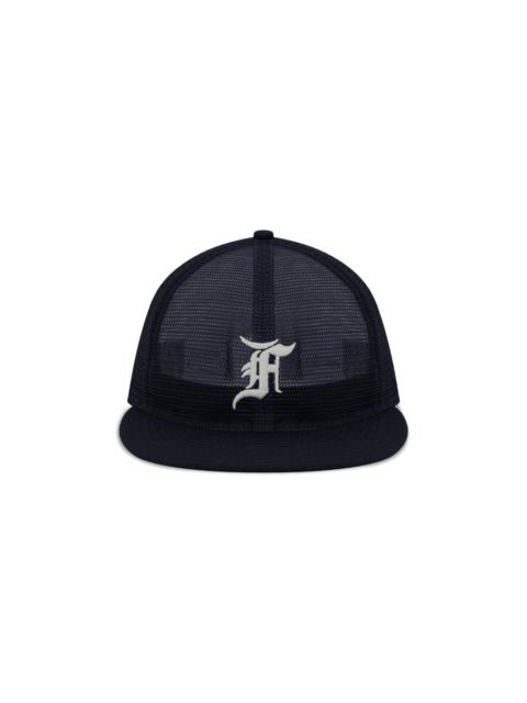 ESSENTIALS Fear of God Essentials 59Fifty F Mesh Hat 'Navy' | REVERSIBLE