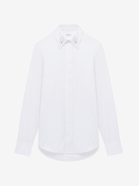 Crystal Mirror Embroidery Shirt