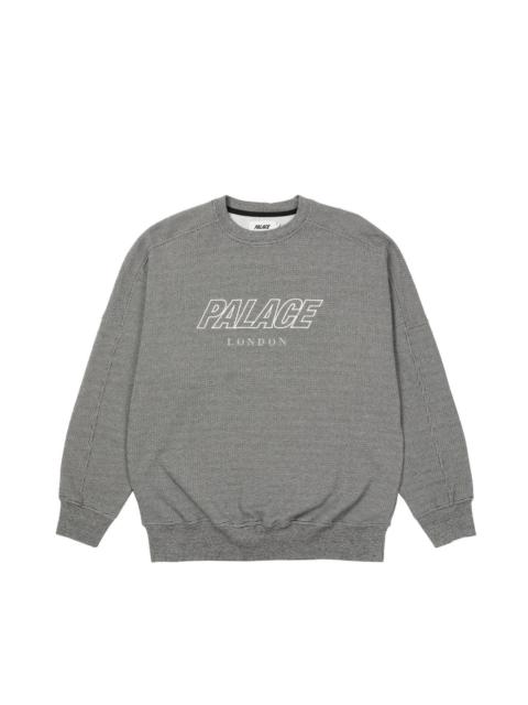 GAUFRE DROP SHOULDER CREW BLACK