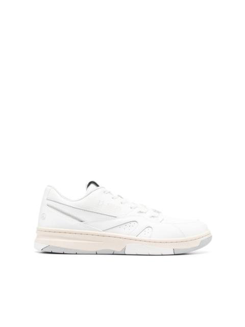 panelled low-top sneakers